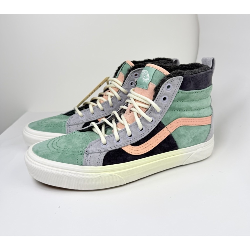 Vans Sk8-Hi 46 MTE DX Women's Size 10 Creme De Menthe Suede Colorblock Shoes